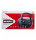 Groov-e GVPS833BK Traditional Boombox Portable CD & Cassette Player with Radio - Black