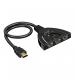 Groov-e GVTV05BK 3-Port 4K HDMI Switch with Auto & Manual Switching