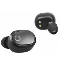 Groov-e GVTW03BK Music Buds True Wireless Earphones with Charging Case - Black