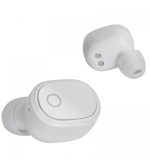 Groov-e GVTW03WE Music Buds True Wireless Earphones with Charging Case - White