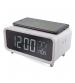 Groov-e GVWC01WE Athena Alarm Clock with Wireless Charging Pad & Night Light - White
