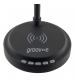 Groov-e GVWC07BK Astra LED Lamp with Wireless Charging Pad & Bluetooth Speaker - Black
