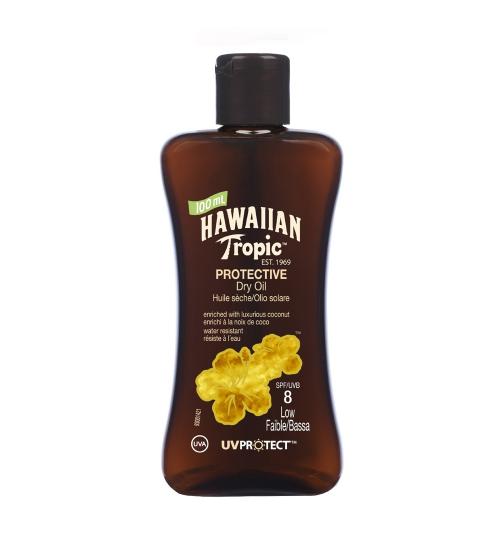 Hawaiian Tropic Y0059401 Protective Oil Mini Bottle SPF 8 100ml