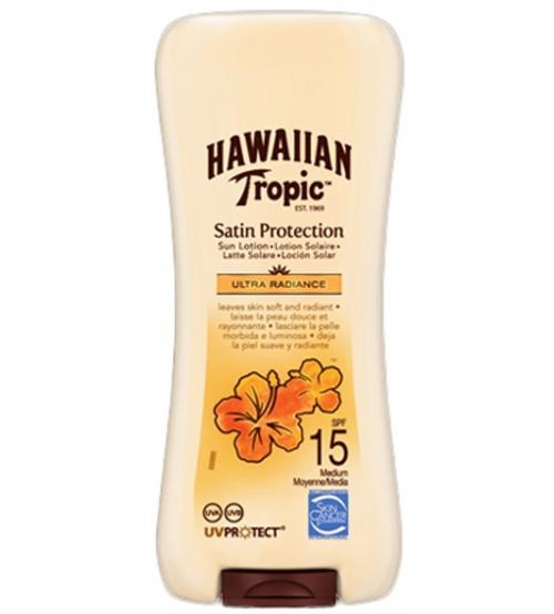 Hawaiian Tropic Y300457000 Satin Protection Sun Lotion Tottle SPF 15 200ml