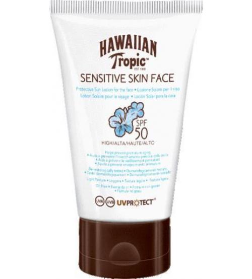 Hawaiian Tropic Y300838700 Sensitive Skin Face Lotion SPF 50 60ml