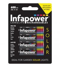 Infapower B008 Rechargeable AA Ni-MH Batteries 600mAh - 4 Pack