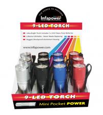 Infapower F006 9-LED Mini Pocket Power Torch