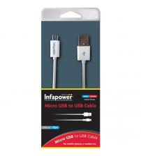 Infapower P009 Micro USB to USB Cable - White