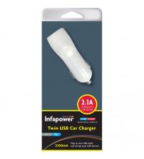 Infapower P040 Twin USB Car Charger 2100mAh