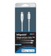 Infapower P056 USB Type C (USB-C) to Lightning Cable (PD High Speed)