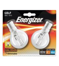 Energizer S4881 ECO 28W B15 Golf SBC Halogen Light Pack of 2