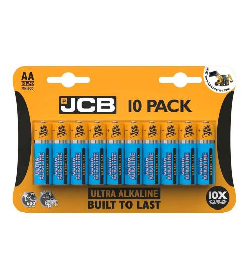 JCB S8806 LR6 / AA 1.5V Ultra Alkaline Batteries Pack of 10