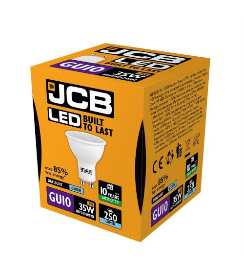 JCB S10962 250LM GU10 6500K 100° LED Light