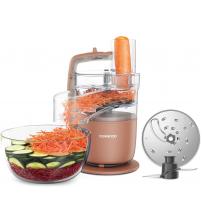 Kenwood FDP23.130RD 900W MultiPro Go Super Compact Food Processor - Clay Red