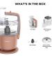 Kenwood FDP23.130RD 900W MultiPro Go Super Compact Food Processor - Clay Red