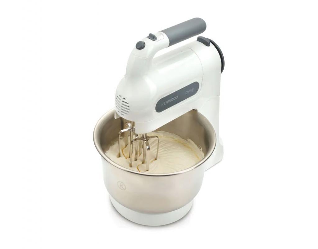 Kenwood HM680 350W 5 Speed Chefette Hand & Stand Mixer White
