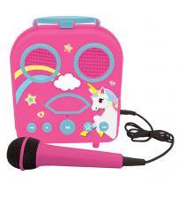 Lexibook BTC050UNI My Secret Portable Karaoke with Microphone - Unicorn