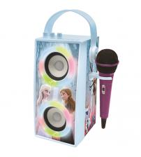 Lexibook BTP180FZZ Disney Frozen II Portable Bluetooth Speaker with Lights & Microphone