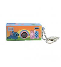 Lexibook DJKC78D Disney Stitch Keychain Miniature Digital Camera with built-in Flash Memory