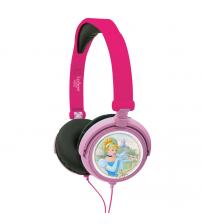 Lexibook HP010DP Disney Princess Foldable Stereo Headphones with Volume Limiter