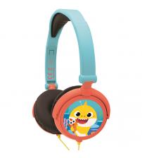 Lexibook HP015BS Baby Shark Foldable Stereo Headphones with Volume Limiter