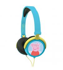 Lexibook HP015PP Peppa Pig Foldable Stereo Headphones with Volume Limiter