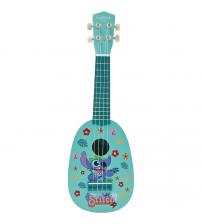 Lexibook K230D Disney Stitch My First Wooden Ukulele with Nylon Cords 53cm