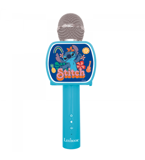 Lexibook MIC240D Disney Stitch Wireless Karaoke Microphone with Bluetooth