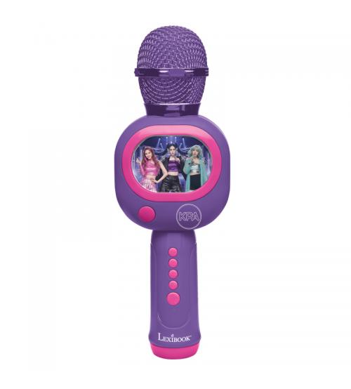Lexibook MIC290KP K-Pop Wireless Karaoke Microphone with Speaker & Light Effects