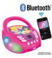 Lexibook RCD109DP Disney Princess Boombox CD Player with Bluetooth