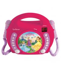 Lexibook RCDK100DP Disney Princess CD Player with Microphones