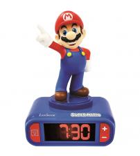 Lexibook RL800NI Super Mario Childrens Clock with Night Light