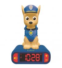 Lexibook RL800PA Paw Patrol Chase Childrens Clock with Night Light