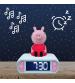 Lexibook RL800PP 3D Peppa Pig Childrens Clock with Night Light