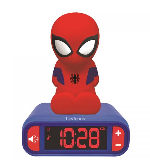 Lexibook RL800SP Spider-Man Childrens Clock with Night Light