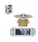 Lexibook RL800SW 3D Star Wars Grogu Childrens Clock with Night Light