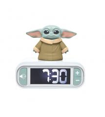 Lexibook RL800SW 3D Star Wars Grogu Childrens Clock with Night Light Lexibook RL800SW 3D Star Wars Grogu Childrens Clock with Night Light