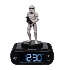 Lexibook RL800SW2 3D Star Wars Stormtrooper Childrens Clock with Night Light Lexibook RL800SW2 3D Star Wars Stormtrooper Childrens Clock with Night Light