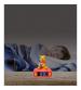 Lexibook RL800WTP 3D Winnie The Pooh Childrens Clock with Night Light
