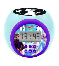 Lexibook RL977FZ Disney Frozen II Childrens Projector Clock with Timer