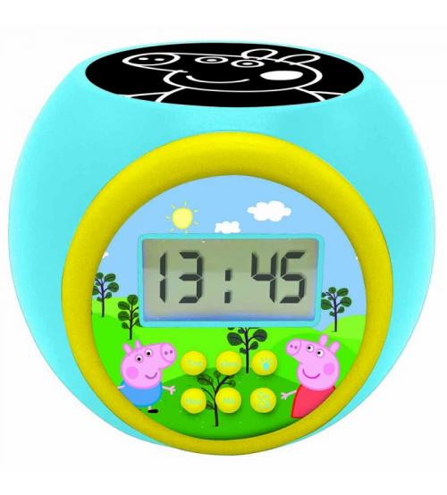 Lexibook RL977PP Peppa Pig Childrens Projector Clock with Timer