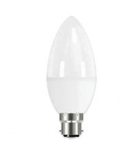 Linx LX0041 C37 Candle Opal B22 7W 600LMS LED Bulb White - Daylight