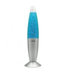 Linx LXGL-695832 16" Glitter Lava Lamp - Blue