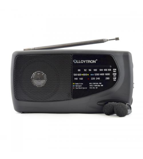 Lloytron N3201 3 Band 'Sports' Personal Radio with Earphones
