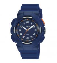 Lorus R2349NX9 Youth Dark Blue Silicone Strap Watch with Backlight