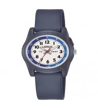 Lorus R2355NX9 Kids Time Teacher With Blue Silicone Strap Watch