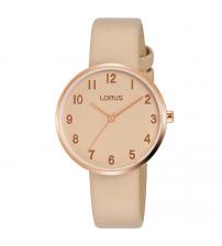 Lorus RG220SX9 Ladies Beige Dial And Leather Strap Watch