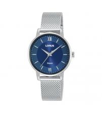 Lorus RG279TX9 Ladies Classic Watch with Stainless Steel Mesh Strap & Blue Dial