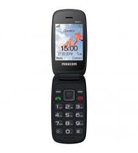 Maxcom MM817 Dual Sim GSM Pocket Flip Mobile Phone - Black