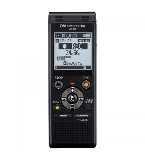Olympus WS883 Digital Voice Recorder 8GB with Built-in USB plus Micro SD Slot